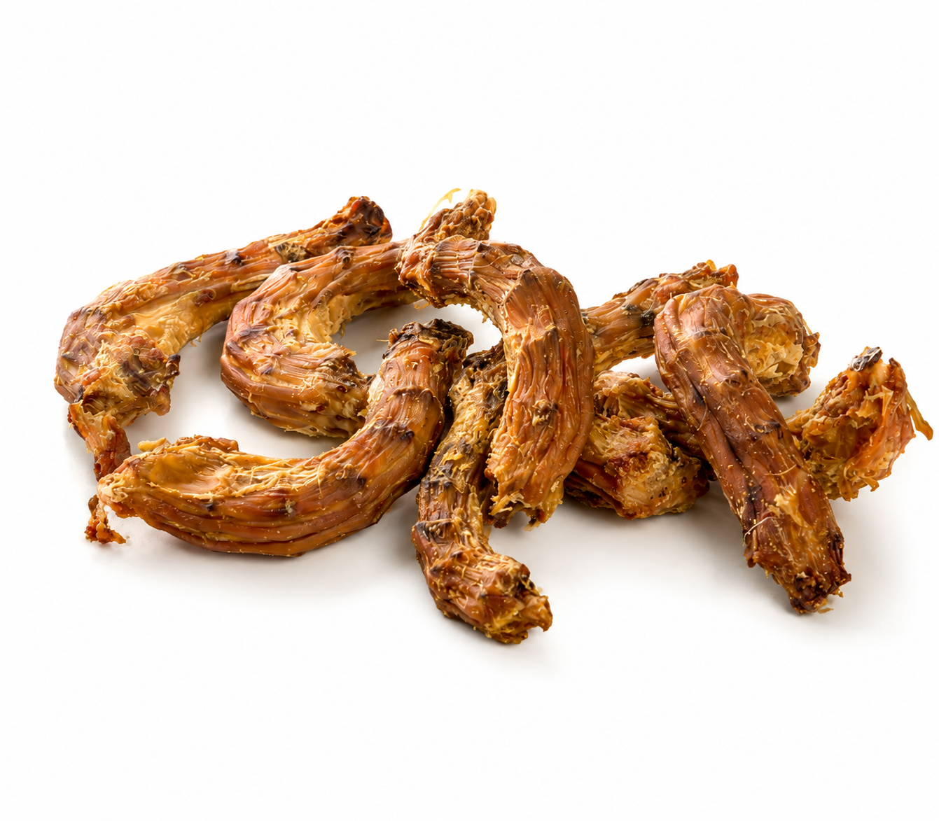 Cou de poulet séché pour chien