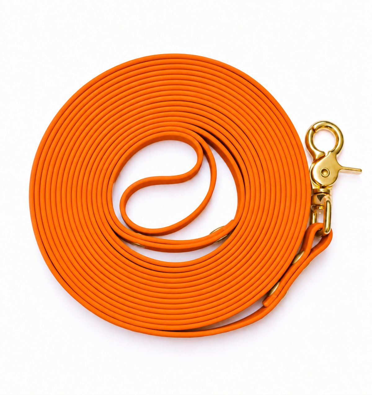 La longe en Biothane® Collection Monochrome | Orange
