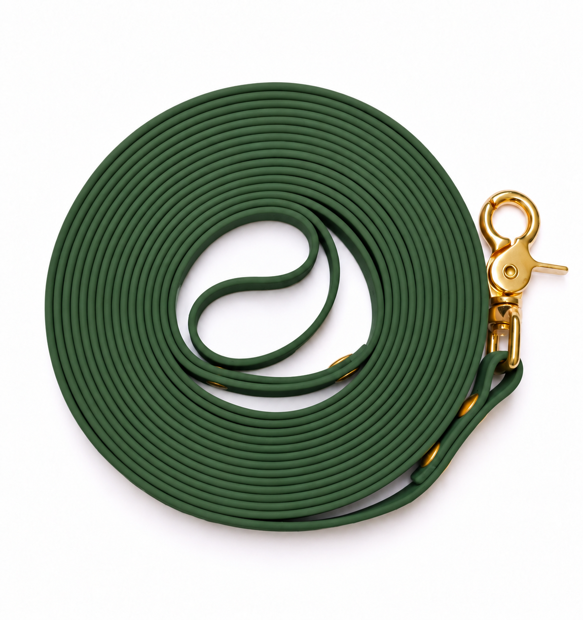 La longe en Biothane® Collection Monochrome | Foggy Vert