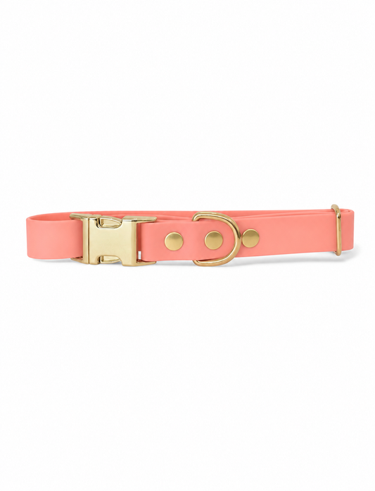 Collier Biothane® Collection Monochrome | Rose clair