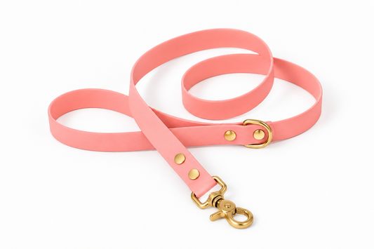 Laisse classique en Biothane® Collection Monochrome | Rose Clair
