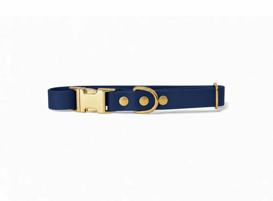 Collier Biothane® Navy Bleu