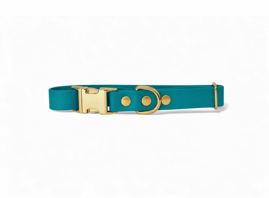 Collier Biothane® Collection Monochrome | Turquoise
