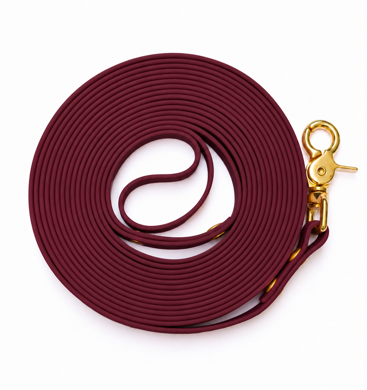 La longe en Biothane® Collection Monochrome | Crimson Rouge