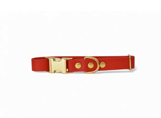 Collier Biothane® Collection Monochrome | Rouge