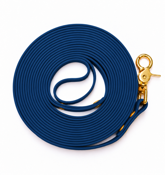 La longe en Biothane® Collection Monochrome | Navy Bleu