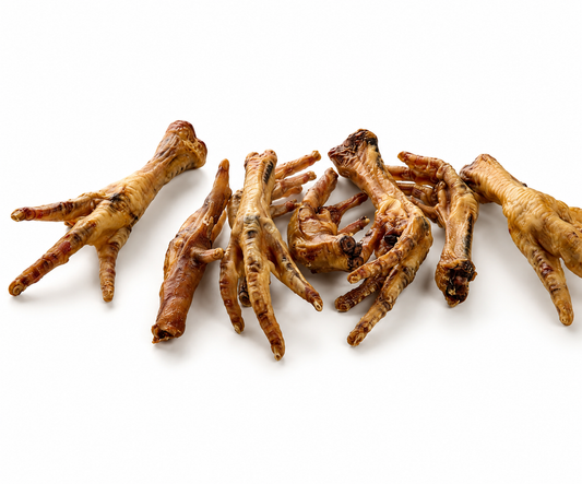 Pattes de poulet séchés pour chien