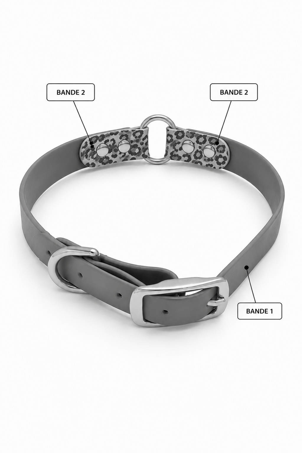 Collier en Biothane personnalisée