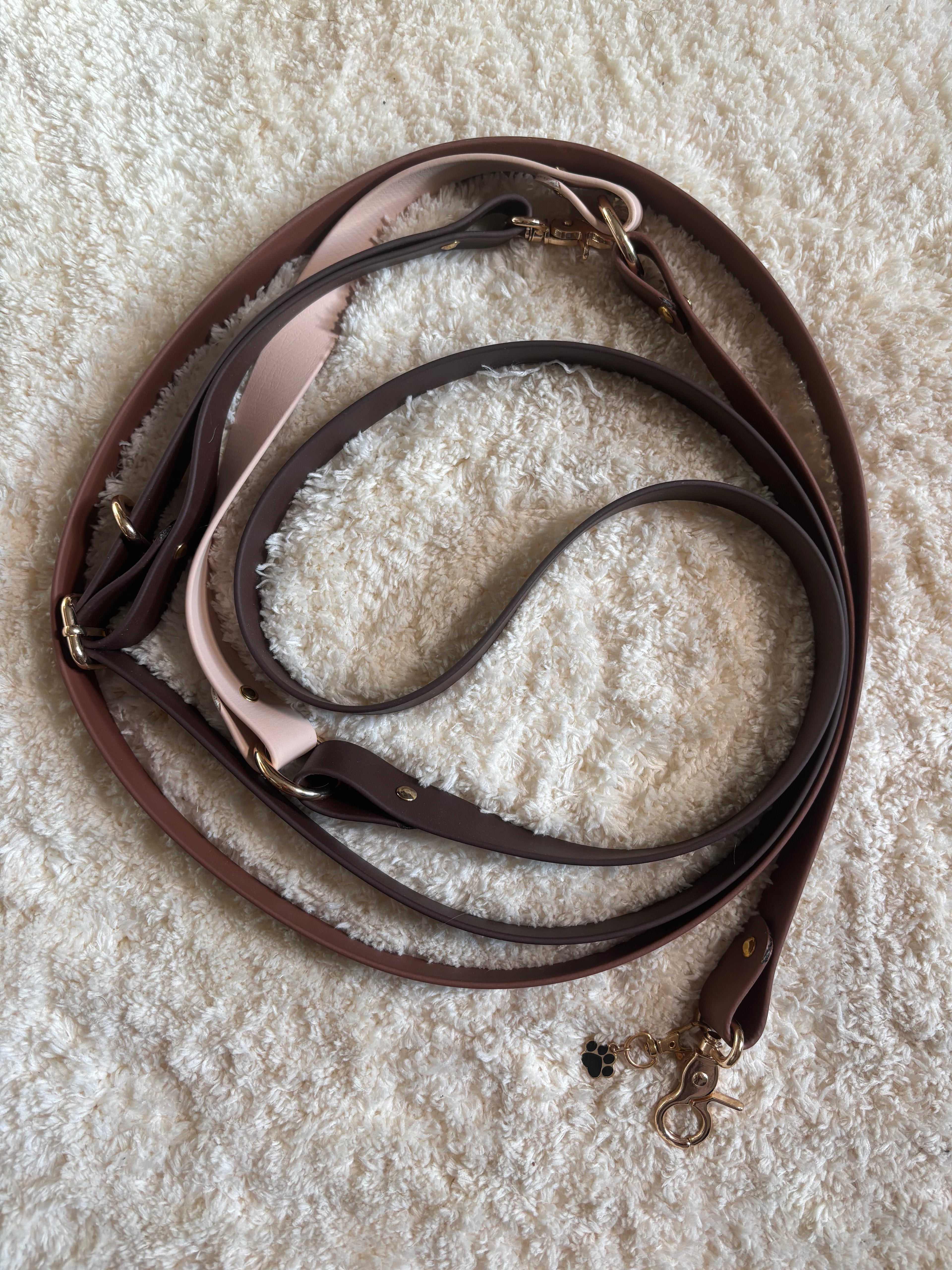 Laisse Multipositions Maison Usko - MACCHIATO