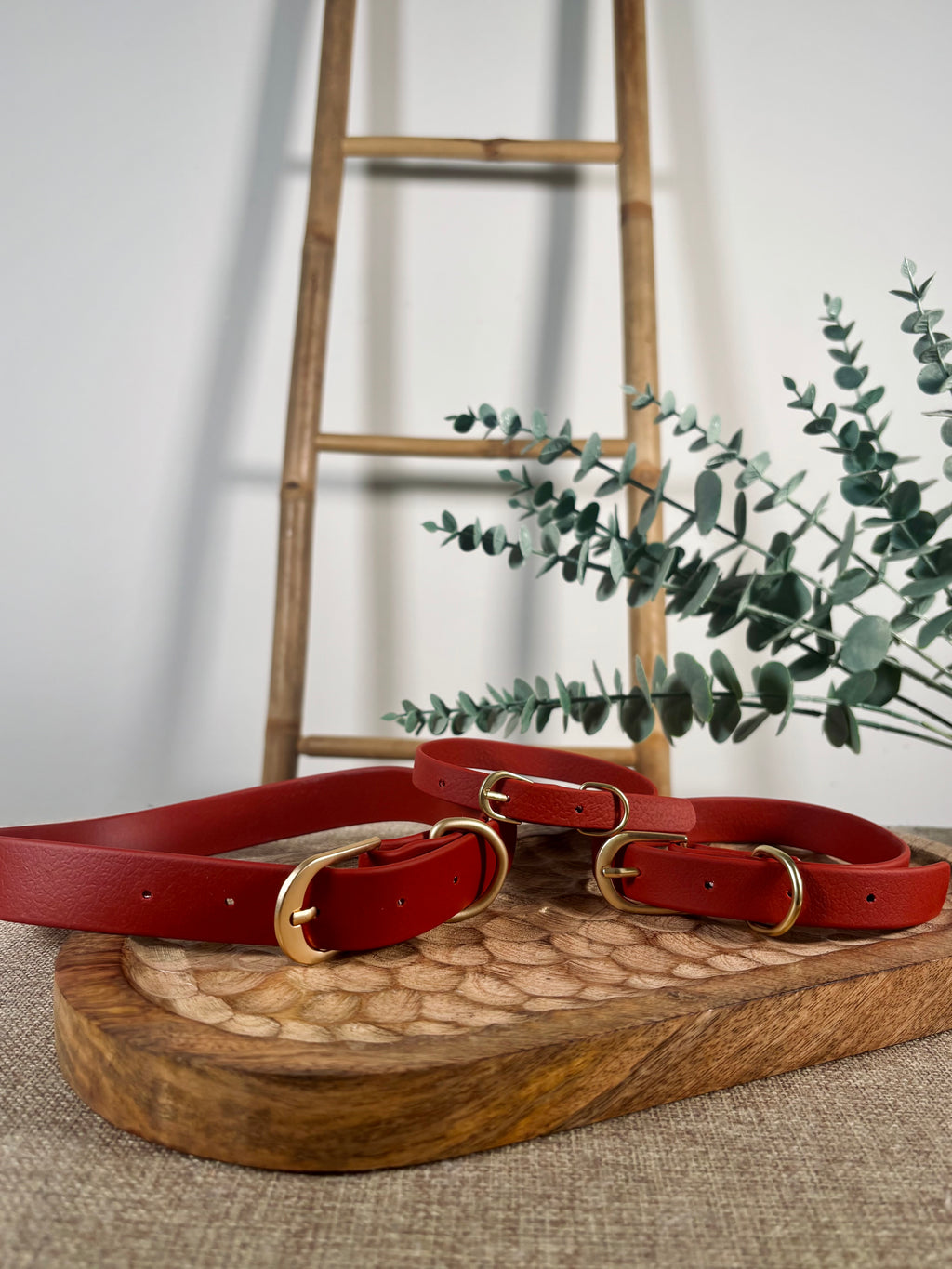 Le Collier Maison Usko - Rouge Grenat